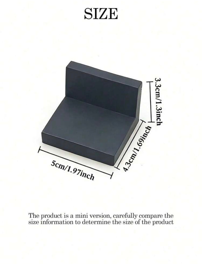 Lot de Mini Étagères Murales Flottantes – Noir Mat Minimaliste